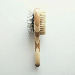 Tilley + Me - Bamboo Two-Sided Bristle and Wire Pet Brush