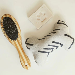 Tilley + Me - Bamboo Two-Sided Bristle and Wire Pet Brush