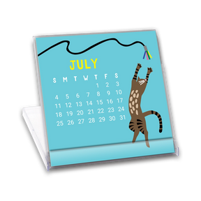 R. Nichols - Cat Desk Calendar 2027 Mini