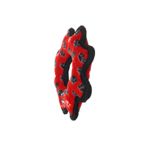 Tuffy Dog Toys - Tuffy Jr Gear Ring-Red Paw