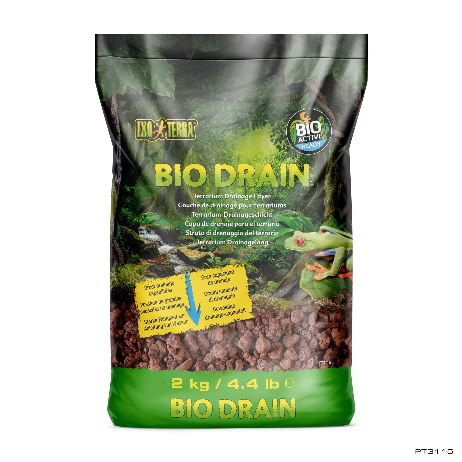 Hagen Pet Products - Bio Drain Terrarium Draining Substrate - 4.4 lb