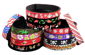 Beastie Bands - Nylon Velcro Cat Collar - Checkerboard