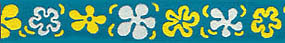 Beastie Bands - Nylon Velcro Cat Collar - Flower Power