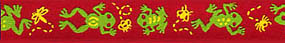 Beastie Bands - Nylon Velcro Cat Collar - Jumping Frogs