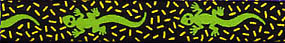 Beastie Bands - Nylon Velcro Cat Collar - Gecko Lizard