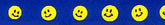 Beastie Bands - Nylon Velcro Cat Collar - Happy Faces