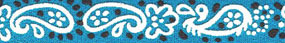 Beastie Bands - Nylon Velcro Cat Collar - Paisley Print