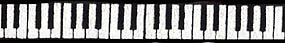 Beastie Bands - Nylon Velcro Cat Collar - Piano Keys