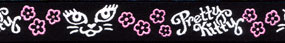 Beastie Bands - Nylon Velcro Cat Collar - Pretty Kitty