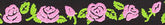 Beastie Bands - Nylon Velcro Cat Collar - Pink Roses