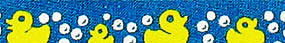 Beastie Bands - Nylon Velcro Cat Collar - Rubber Ducks