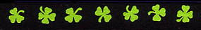 Beastie Bands - Nylon Velcro Cat Collar - Shamrocks