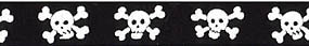 Beastie Bands - Nylon Velcro Cat Collar - Skull & Crossbones