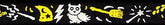 Beastie Bands - Nylon Velcro Cat Collar - Sorcery Stuff