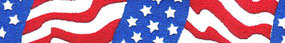 Beastie Bands - Nylon Velcro Cat Collar - Stars & Stripes