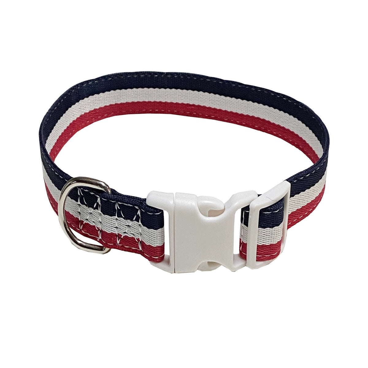 Bark by Dog - Marco Collar Red/ White/Blue