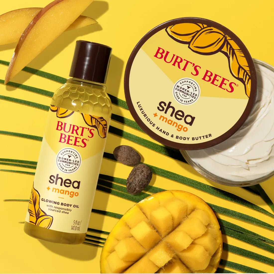 Burt's Bees - Hand & Body Butter Shea + Tropical Mango