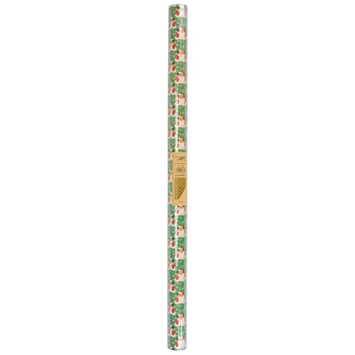 Primitives by Kathy - Gift Wrap Retro Santa