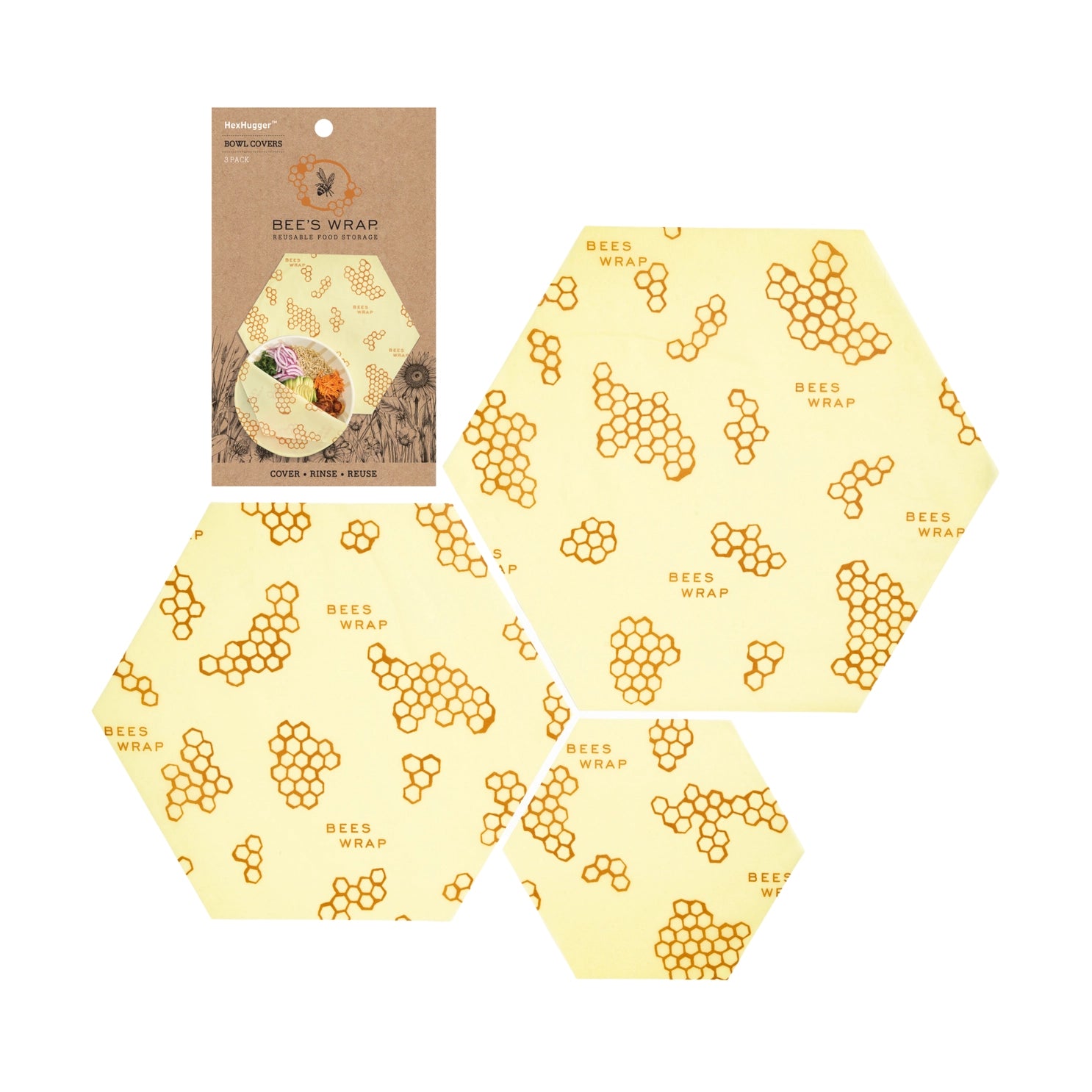 Bee's Wrap -  Honeycomb Hex Hugger Bowl Cover