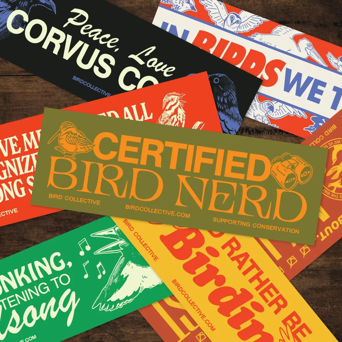 Bird Collective - Bumper Sticker Bird Nerd