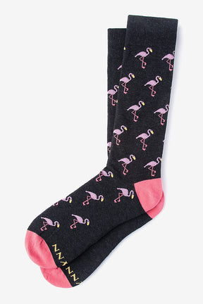 Wild Attire Alynn Socks Flocking Fabulous Flamingo