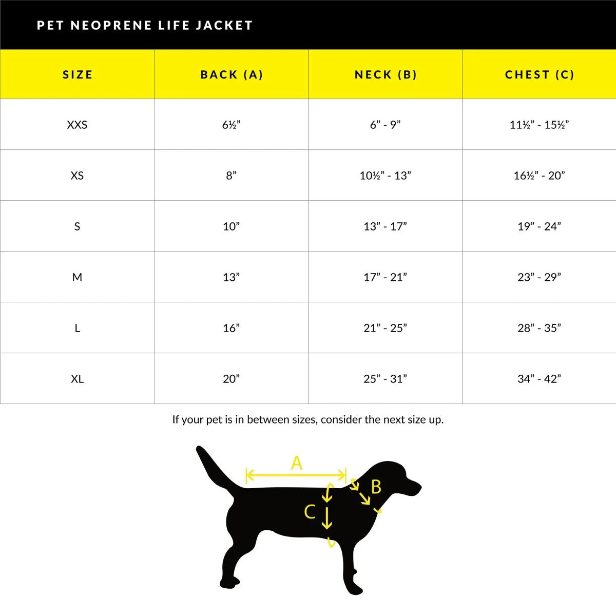 Carolina Pet Company - Life Jacket Neoprene Pet Life