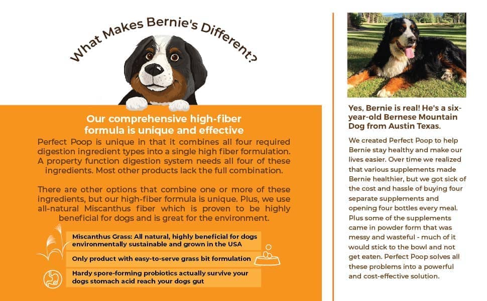 Bernie's Perfect Poop - Perfect Poop Dog Treats - Southern Agriculture 