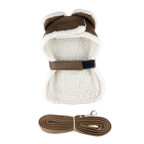 Faux Leather Bomber Harness