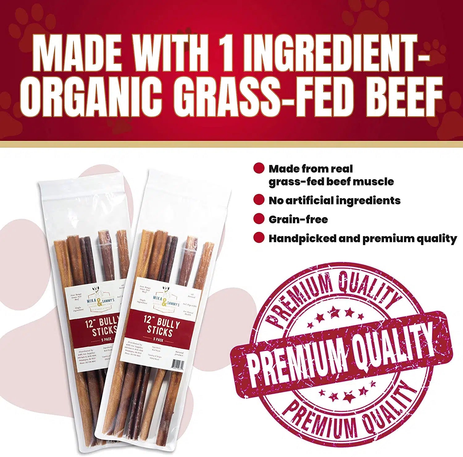 Mika & Sammy's - Bully Stick Jumbo - Southern Agriculture 