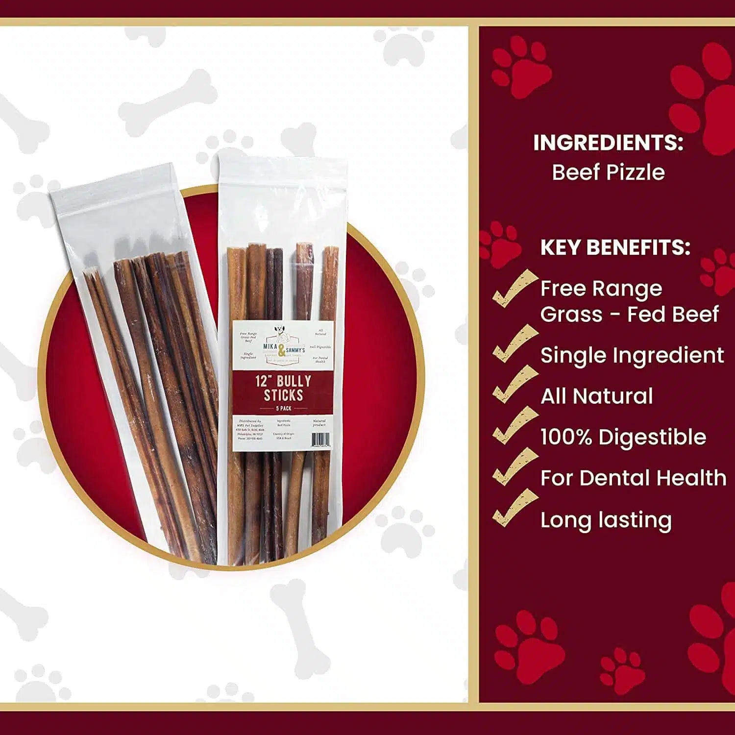 Mika & Sammy's - Bully Stick Jumbo - Southern Agriculture 