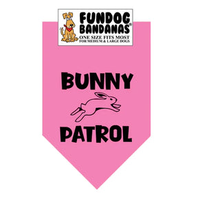 FunDog Bandanas - Dog Bandana Bunny Patrol