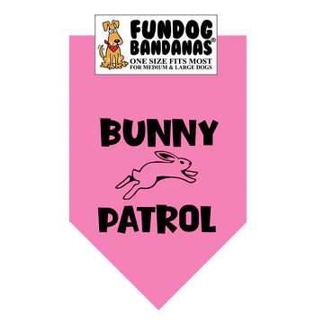 FunDog Bandanas - Dog Bandana Bunny Patrol