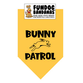 FunDog Bandanas - Dog Bandana Bunny Patrol
