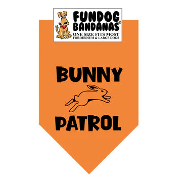 FunDog Bandanas - Dog Bandana Bunny Patrol