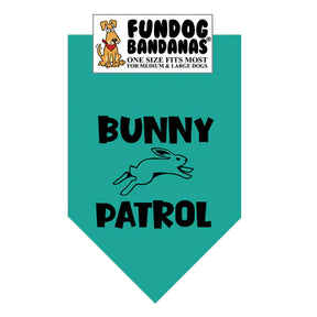 FunDog Bandanas - Dog Bandana Bunny Patrol