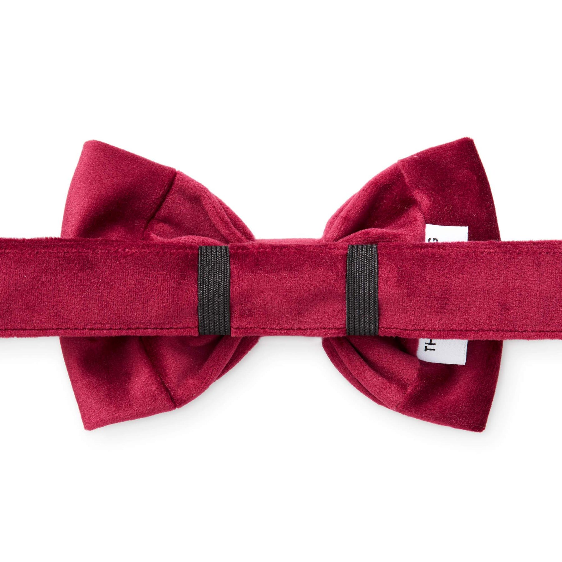 The Foggy Dog - Dog Bow Tie Burgundy Velvet