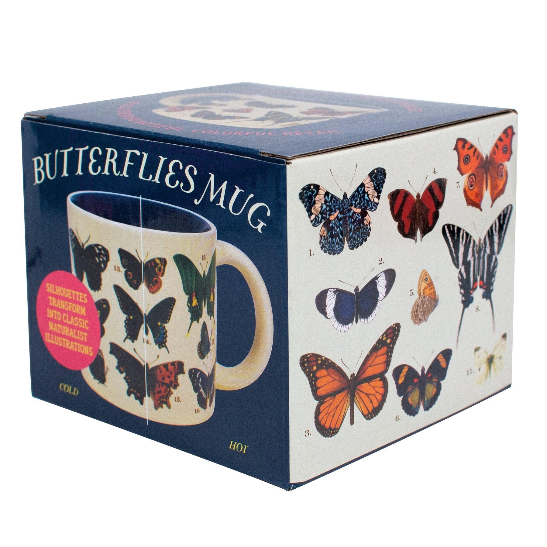 The Unemployed Philosophers Guild - Mug Butterflies (Heat-Changing)