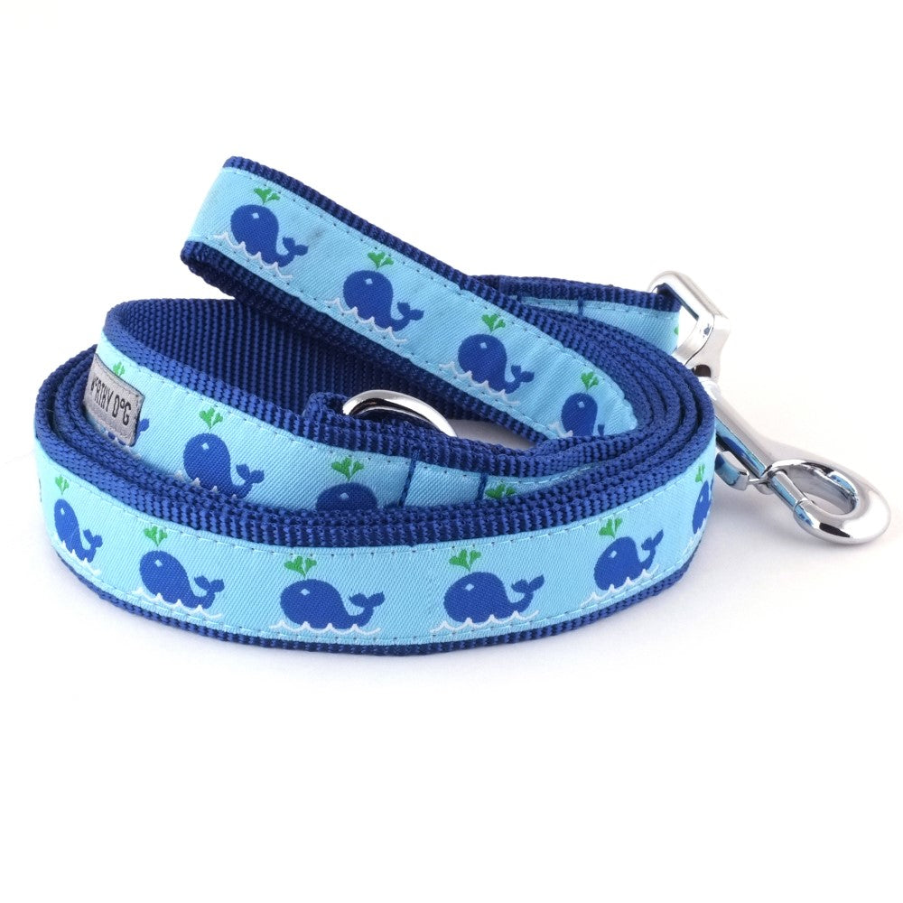 The Worthy Dog - Dog Lead Squirt Blue
