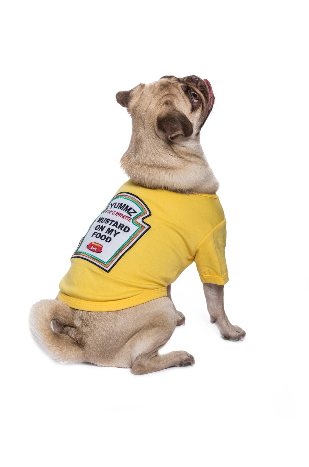 Parisian Pet - Dog T-Shirt Mustard Licker