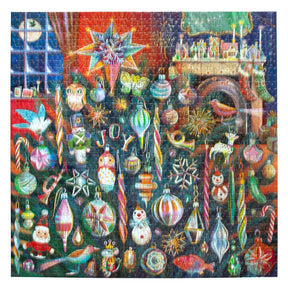 eeBoo - Holiday Ornaments 1000 Piece Puzzle