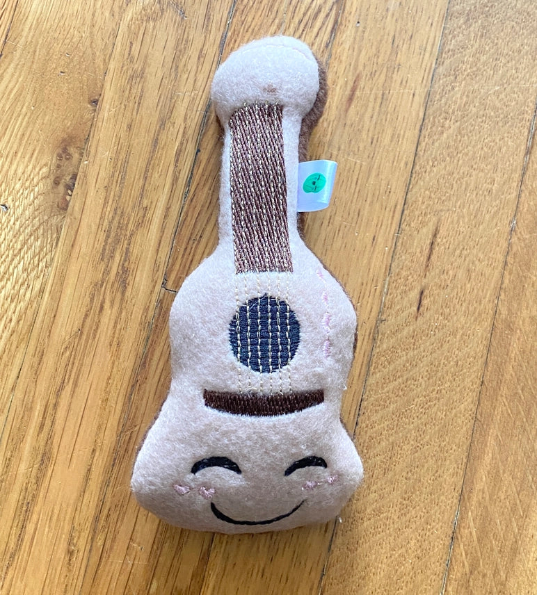 Screaming Pickles - Dog Toy Mini Guitar Plush