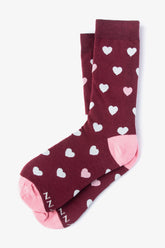 Wild Attire Alynn Socks Love Hearts Women's Crew