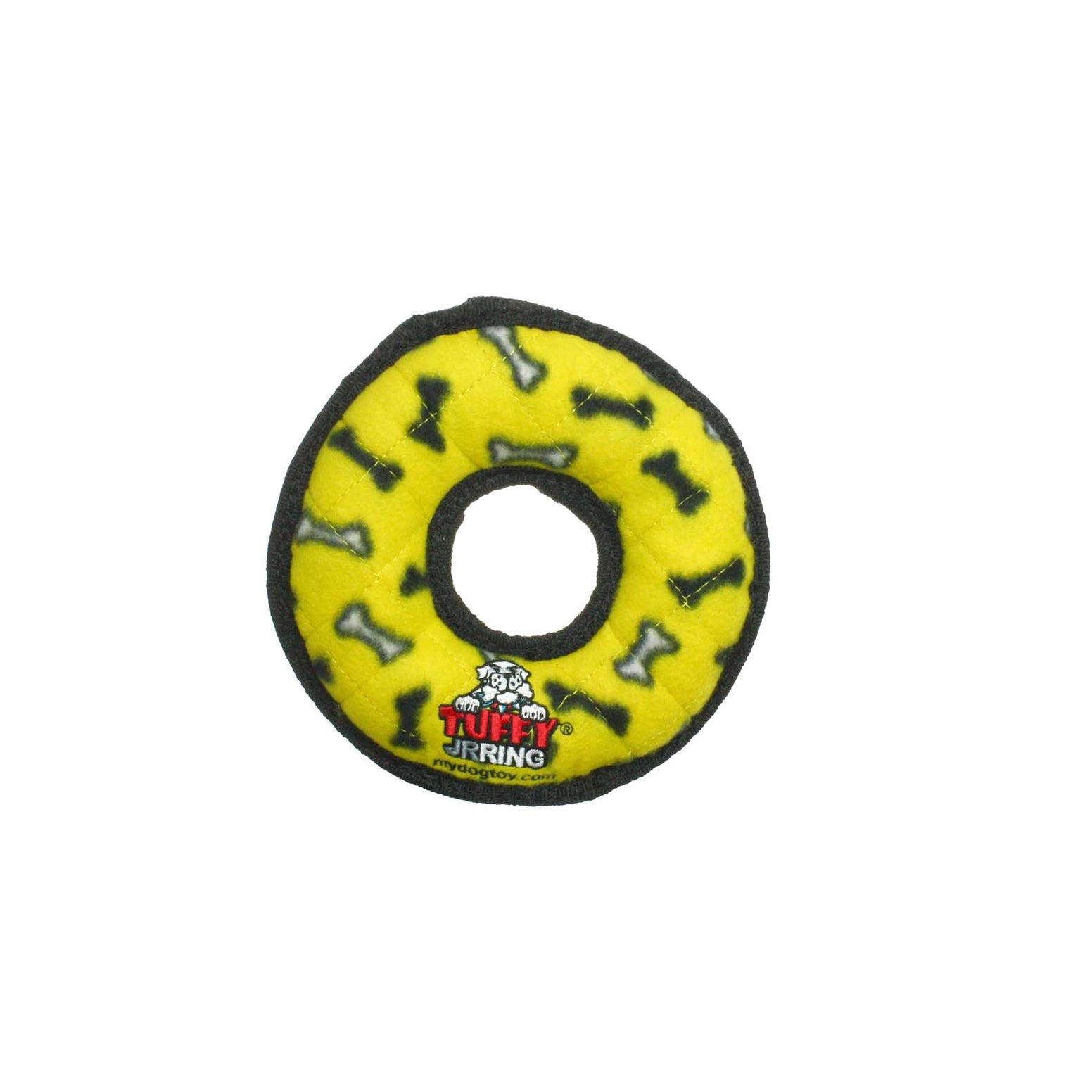 Tuffy Dog Toys - Tuffy JR Ring (Yellow Bone)