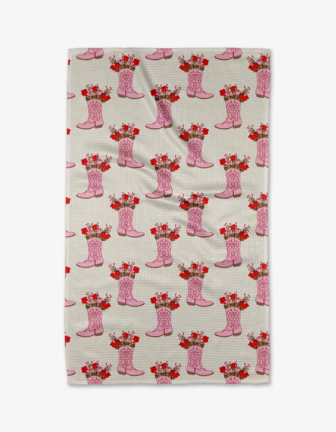 Geometry - Tea Towel Cowgirl Boots - Southern Agriculture 