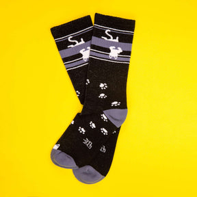 Gumball Poodle - Socks Cat Upside Down White