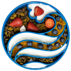 SodaPup - eBowl Enrichment Slow Feeder Dog Bowl - Wave Design