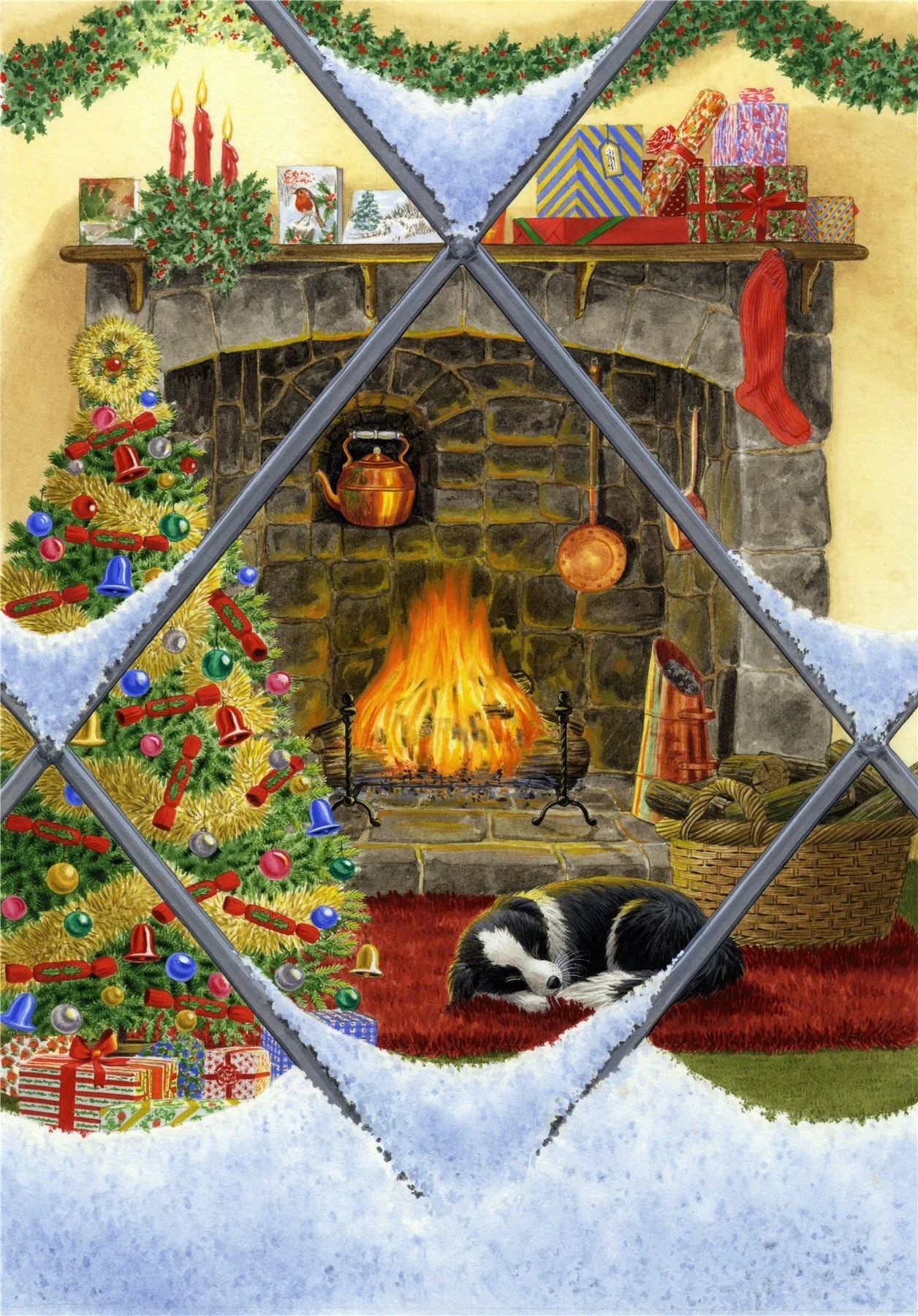 All Jigsaw Puzzles - Puppy Dreams at Christmas Puzzle
