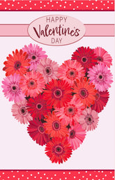 Evergreen Enterprises - Floral Valentine's Heart Flag