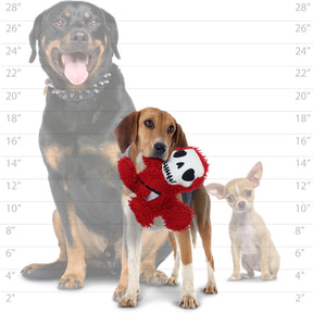 Tuffy Dog Toys - Mighty Microfiber Ball Halloween Grim Reaper Squeaky Dog Toy