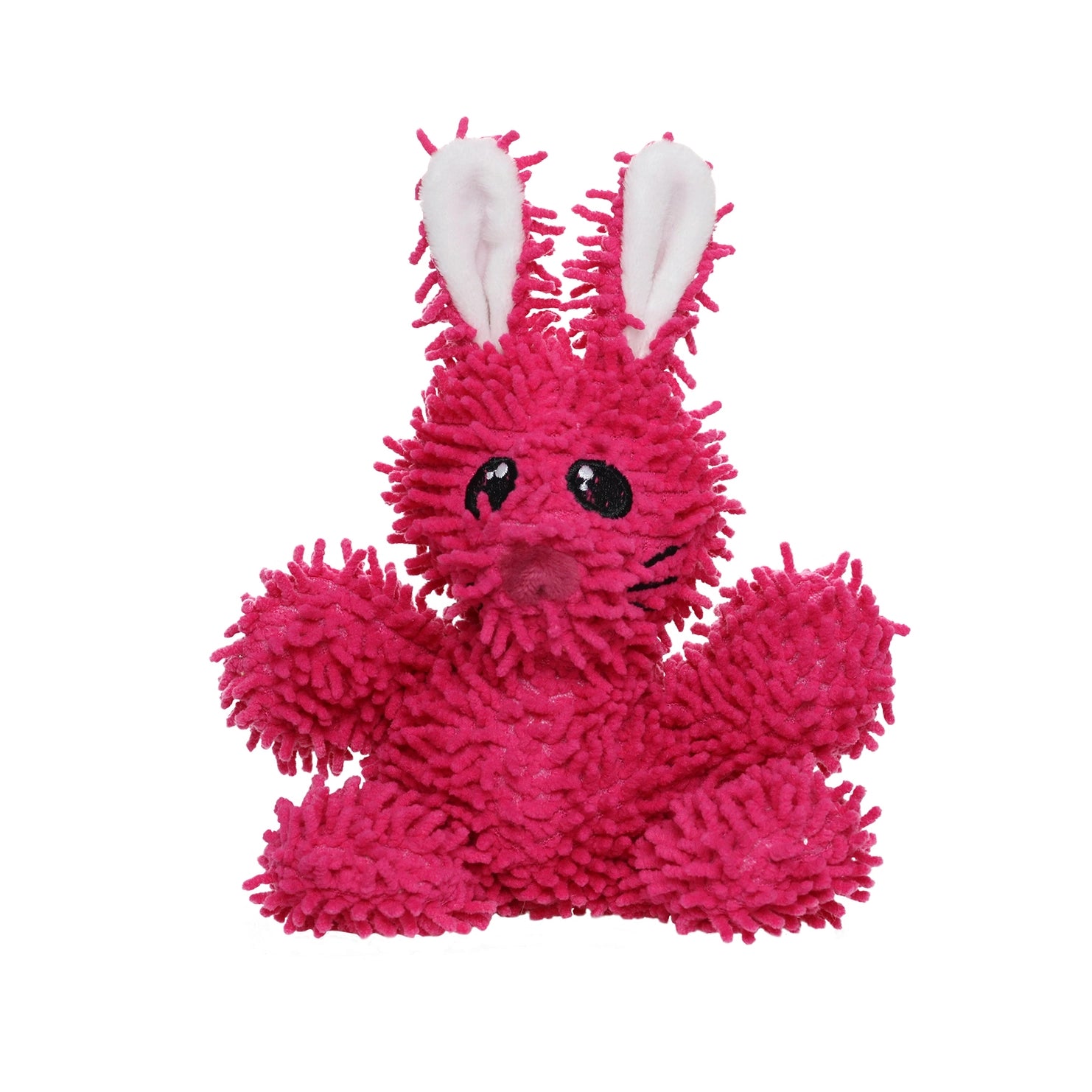 Tuffy Dog Toys - Mighty Junior Microfiber Ball Rabbit Squeaky Durable Toy